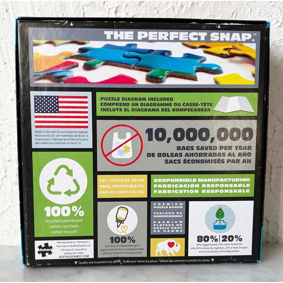 Simple Succulents 1000 Piece Photographic Jigsaw Puzzle Buffalo - Complete - Picture 7 of 7